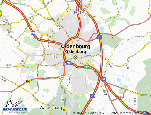 MICHELIN Oldenburg map - ViaMichelin
