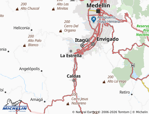 Carte MICHELIN La Tablacita - ViaMichelin