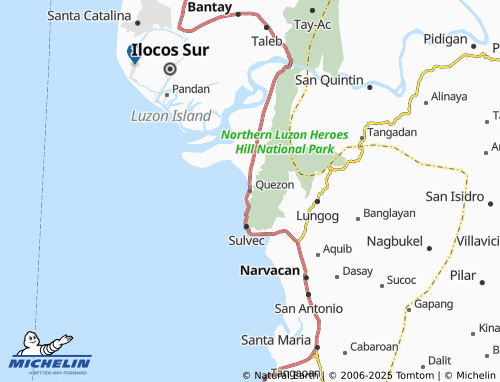 MICHELIN Quezon map - ViaMichelin