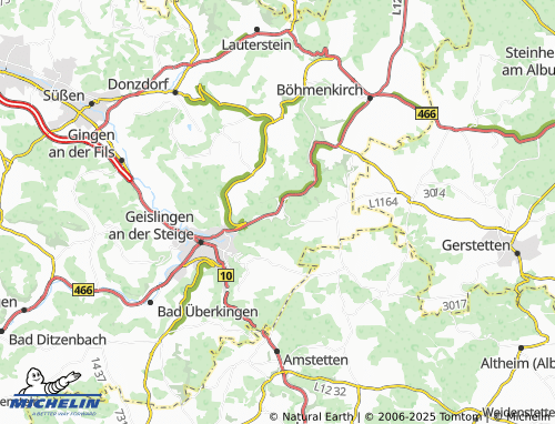 MICHELIN-Landkarte Eybach - ViaMichelin