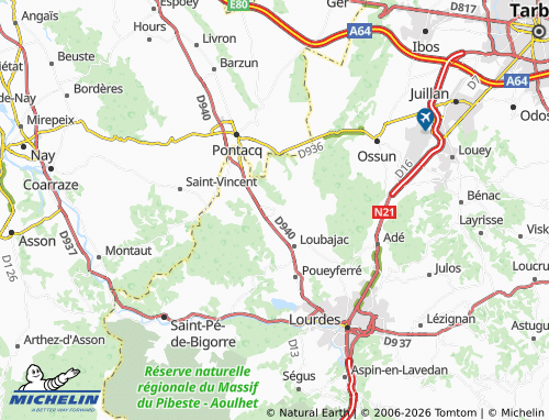 MICHELIN Barlest map - ViaMichelin