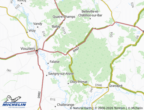 Mapa MICHELIN Longwé - ViaMichelin