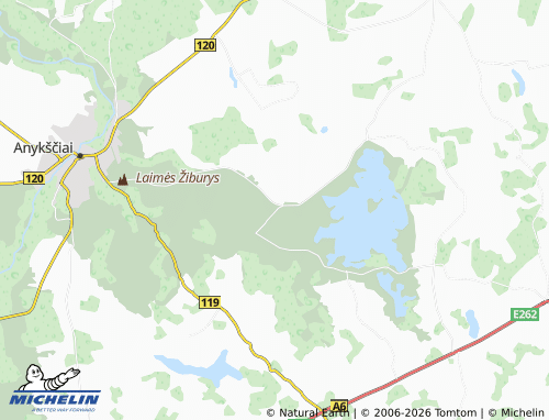 Mappa MICHELIN Burbiškis - ViaMichelin