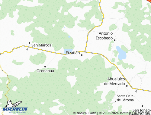 MICHELIN-Landkarte Villas de Huixtla - ViaMichelin