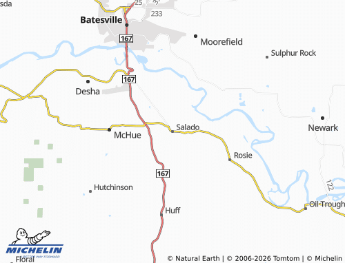 Mappa MICHELIN Salado - ViaMichelin