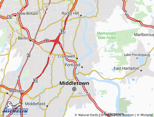 Mappa MICHELIN Cromwell - ViaMichelin