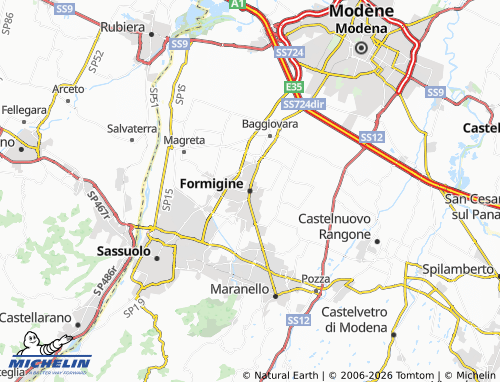 MICHELIN Formigine map - ViaMichelin