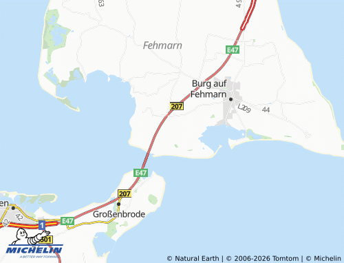 MICHELIN Avendorf auf Fehmarn map - ViaMichelin