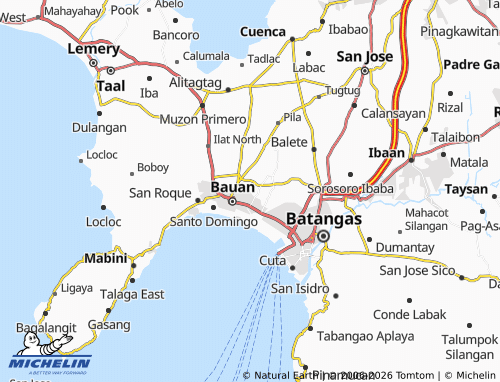 MICHELIN Santo Niño map - ViaMichelin