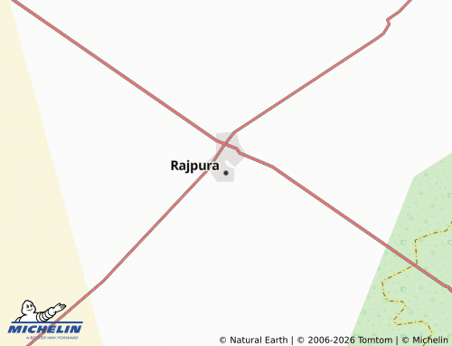 MICHELIN Rajpura map - ViaMichelin