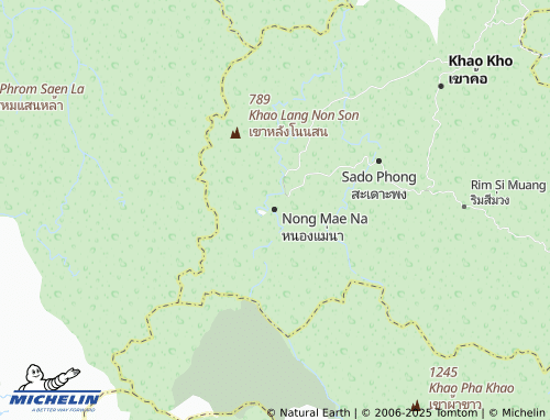 MICHELIN Nong Mae Na map - ViaMichelin