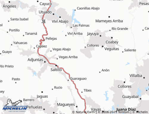 MICHELIN Pica map - ViaMichelin
