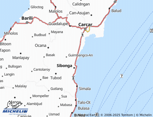 Carte MICHELIN Abugon - ViaMichelin