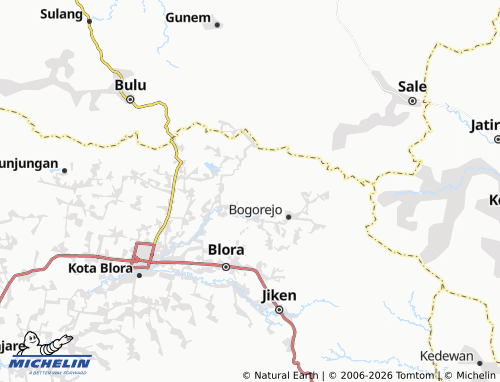 MICHELIN Karanganyar map - ViaMichelin