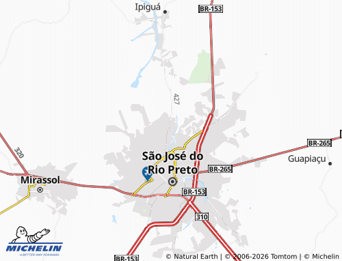 Mapa MICHELIN Centenário da Emancipação - ViaMichelin