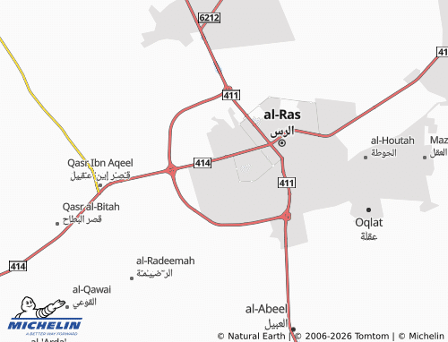 MICHELIN-Landkarte al-Sina'iyyah - ViaMichelin