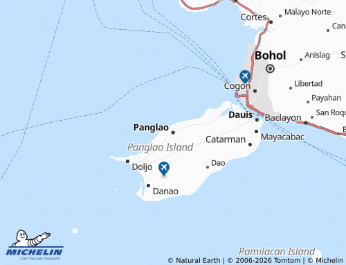 MICHELIN Panglao map - ViaMichelin