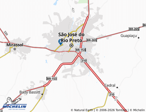 Mapa MICHELIN Jardim Urano - ViaMichelin