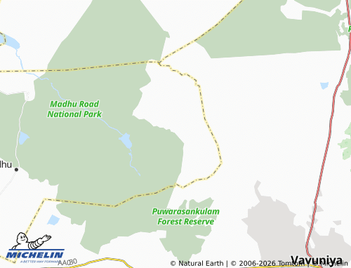 Carte MICHELIN Vilathikulam - ViaMichelin