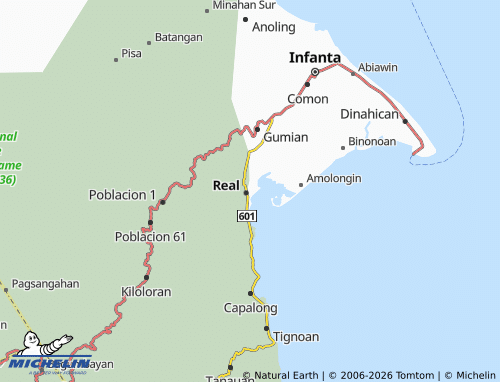 MICHELIN Ungos map - ViaMichelin