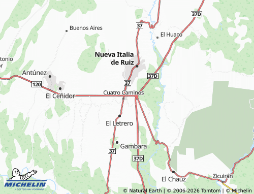 Mappa MICHELIN Cuatro Caminos, Solidaridad - ViaMichelin