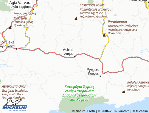 Mappa MICHELIN Asimi - ViaMichelin