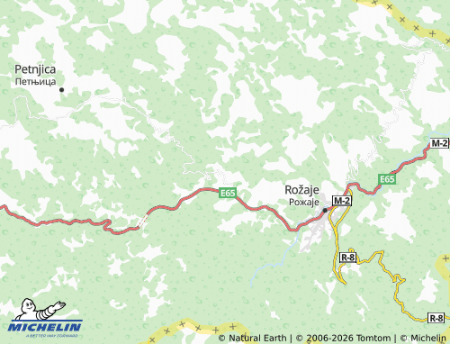 Carte MICHELIN Kalače - ViaMichelin