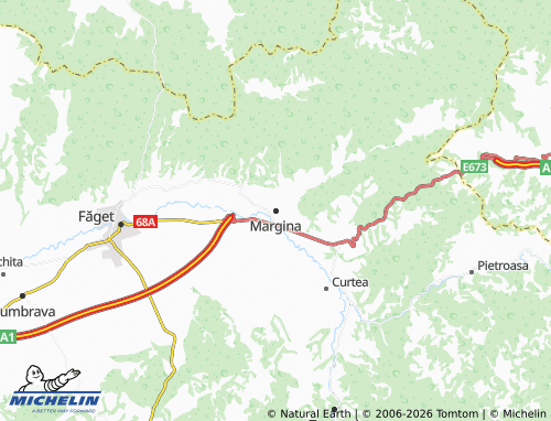 Mappa MICHELIN Margina - ViaMichelin