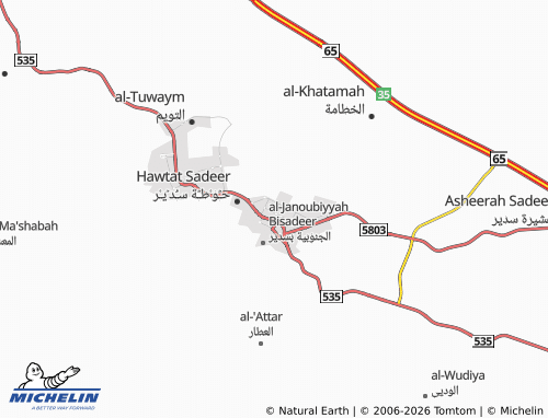 Mappa MICHELIN al-Nahdah - ViaMichelin
