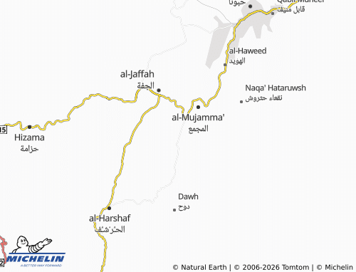 Carte MICHELIN al-Waha - ViaMichelin