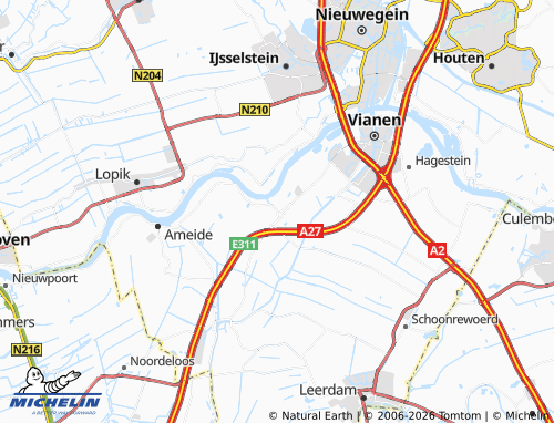 MICHELIN Lexmond map - ViaMichelin
