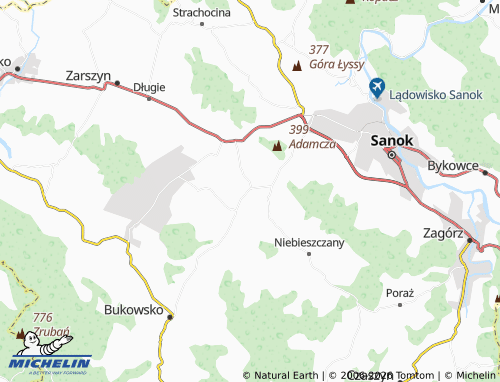 MICHELIN Markowce map - ViaMichelin