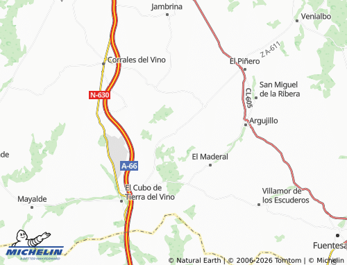 MICHELIN Cuelgamures map - ViaMichelin
