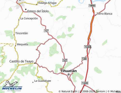 Mapa MICHELIN Francisco Villa, Tarral - ViaMichelin
