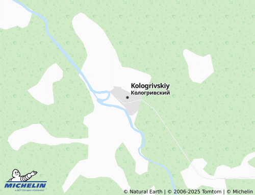 MICHELIN Kologrivskiy map - ViaMichelin
