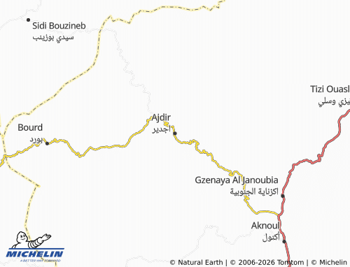 MICHELIN Ajdeer map - ViaMichelin