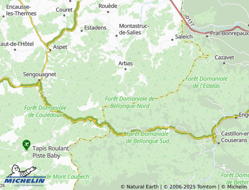 Carte MICHELIN Sarrat de Bouch - ViaMichelin