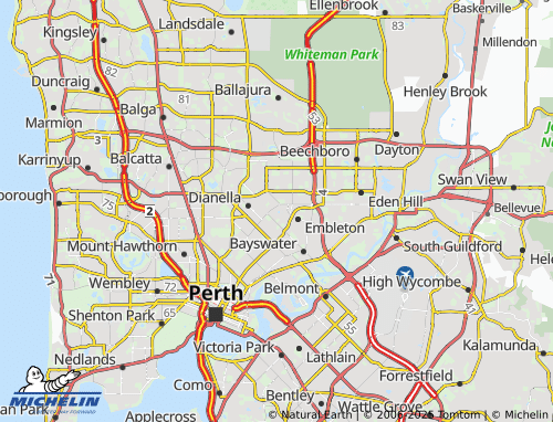 MICHELIN Morley map - ViaMichelin