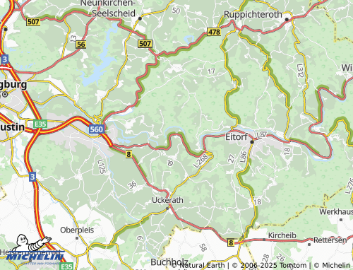 MICHELIN Bülgenauel map - ViaMichelin