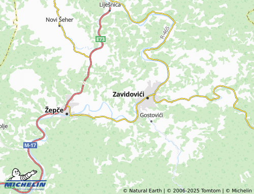 MICHELIN Dubravica map - ViaMichelin