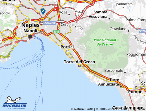 MICHELIN Ercolano map - ViaMichelin