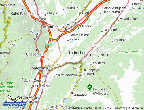 MICHELIN Villaroux map - ViaMichelin