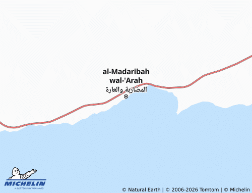MICHELIN-Landkarte al-Madaribah wal-'Arah - ViaMichelin