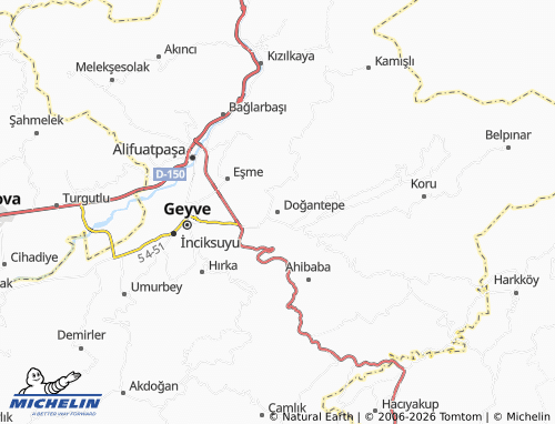 MICHELIN Doğantepe map - ViaMichelin