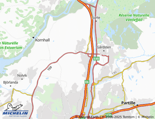 MICHELIN Larsered map - ViaMichelin