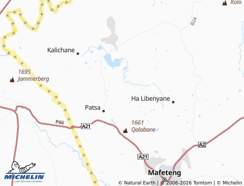 MICHELIN Bolaea-Tau map - ViaMichelin