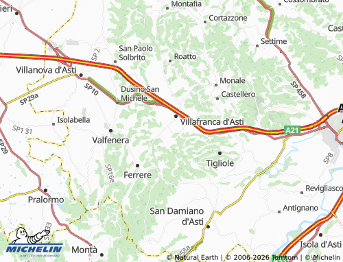 Mapa MICHELIN Cantarana - ViaMichelin