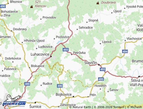 Mappa MICHELIN Petrůvka - ViaMichelin