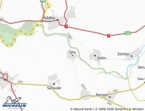 Mappa MICHELIN Igriș - ViaMichelin