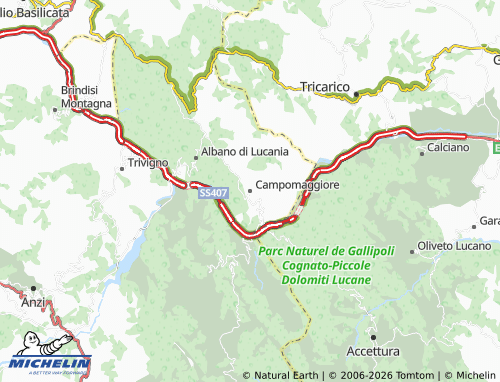 Carte MICHELIN Campomaggiore - ViaMichelin